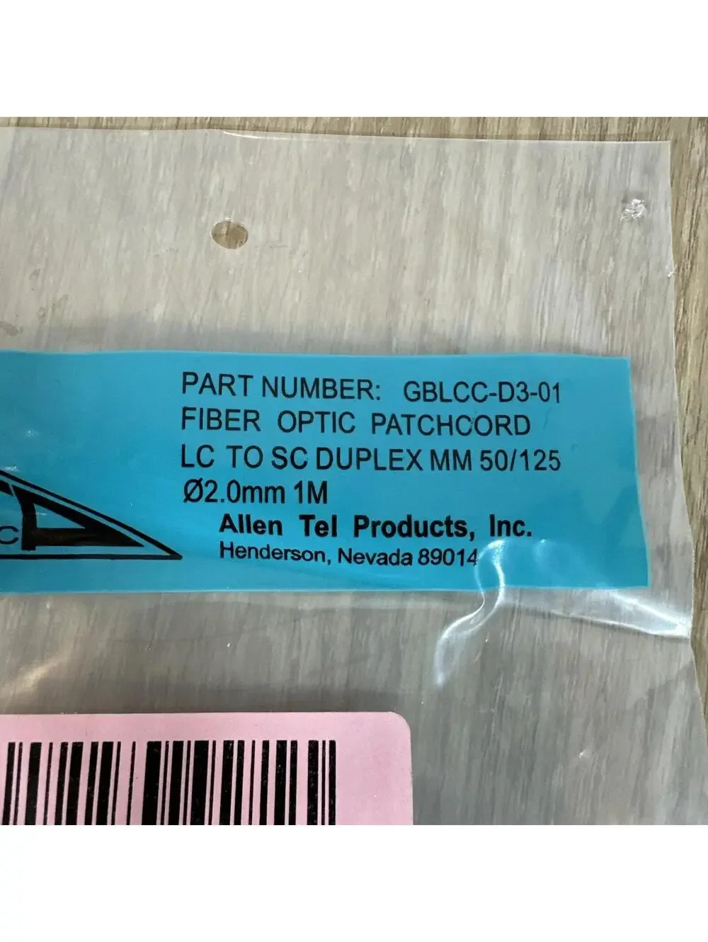 Lot of 22 Allen Tel GBLC2-D3-01 Duplex MM 50/125 Fiber Optic Patchcord Cable!